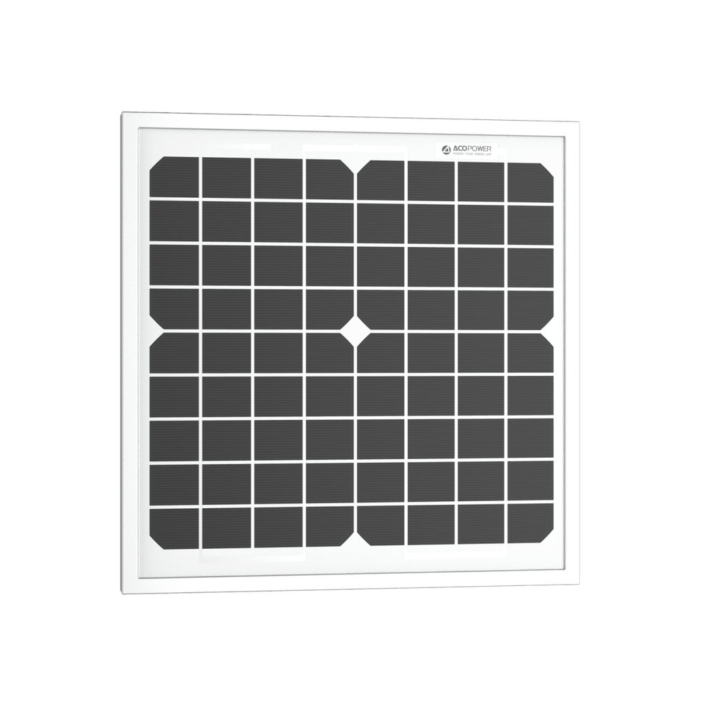 10 Watt 12 Volt Monocrystalline Solar Panel - Nautica auto Marin heaven