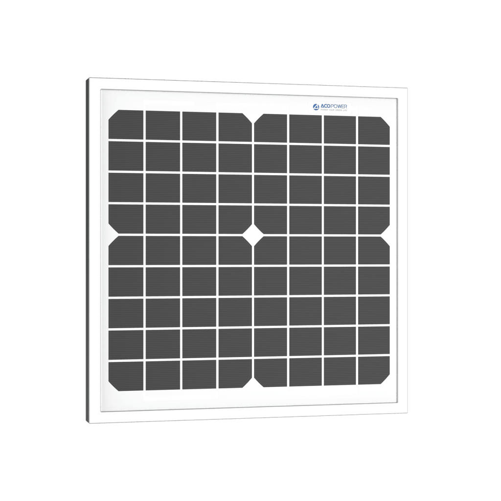 10 Watt 12 Volt Monocrystalline Solar Panel - Nautica auto Marin heaven