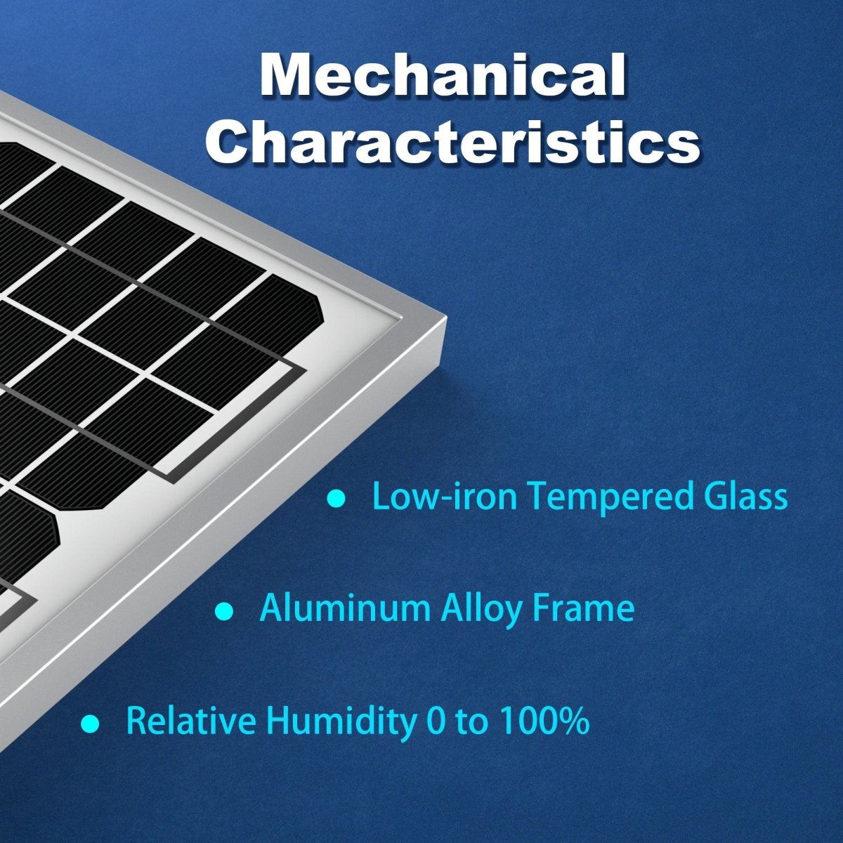 10 Watt 12 Volt Monocrystalline Solar Panel - Nautica auto Marin heaven