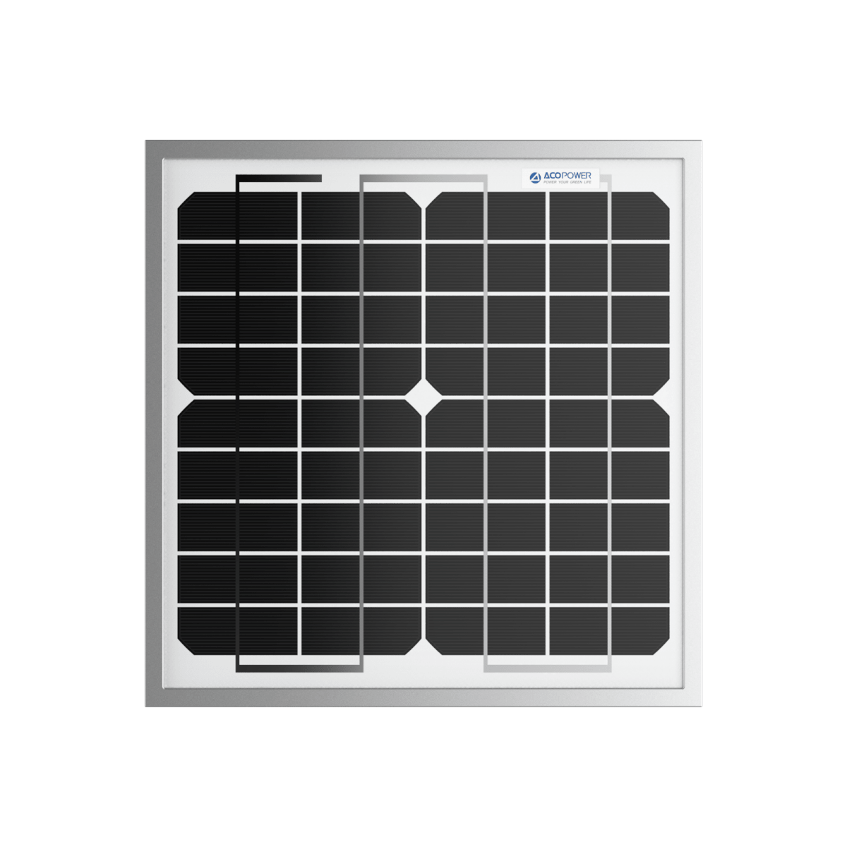 10 Watt 12 Volt Monocrystalline Solar Panel - Nautica auto Marin heaven