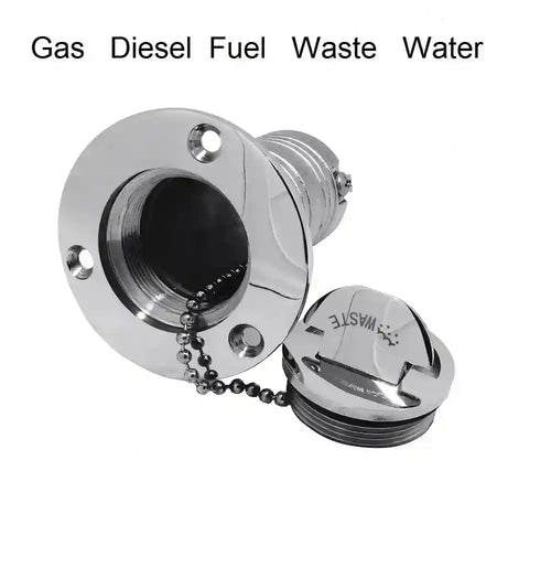 316 Stainless Steel Boat Fuel Filler 38mm - Durable Marine Fuel Filler Cap - Nautica auto Marin heaven