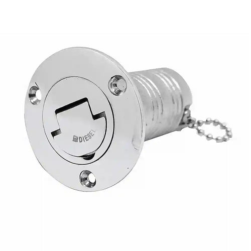 316 Stainless Steel Boat Fuel Filler 38mm - Durable Marine Fuel Filler Cap - Nautica auto Marin heaven