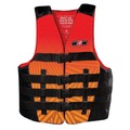 WOW Watersports Vis-Wave Life Vest Red - Combining Safety and Style for Adults
