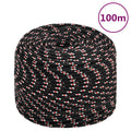 NNEVL Boat Rope 10mm Black - 100m Polypropylene - Nautica auto Marin heaven
