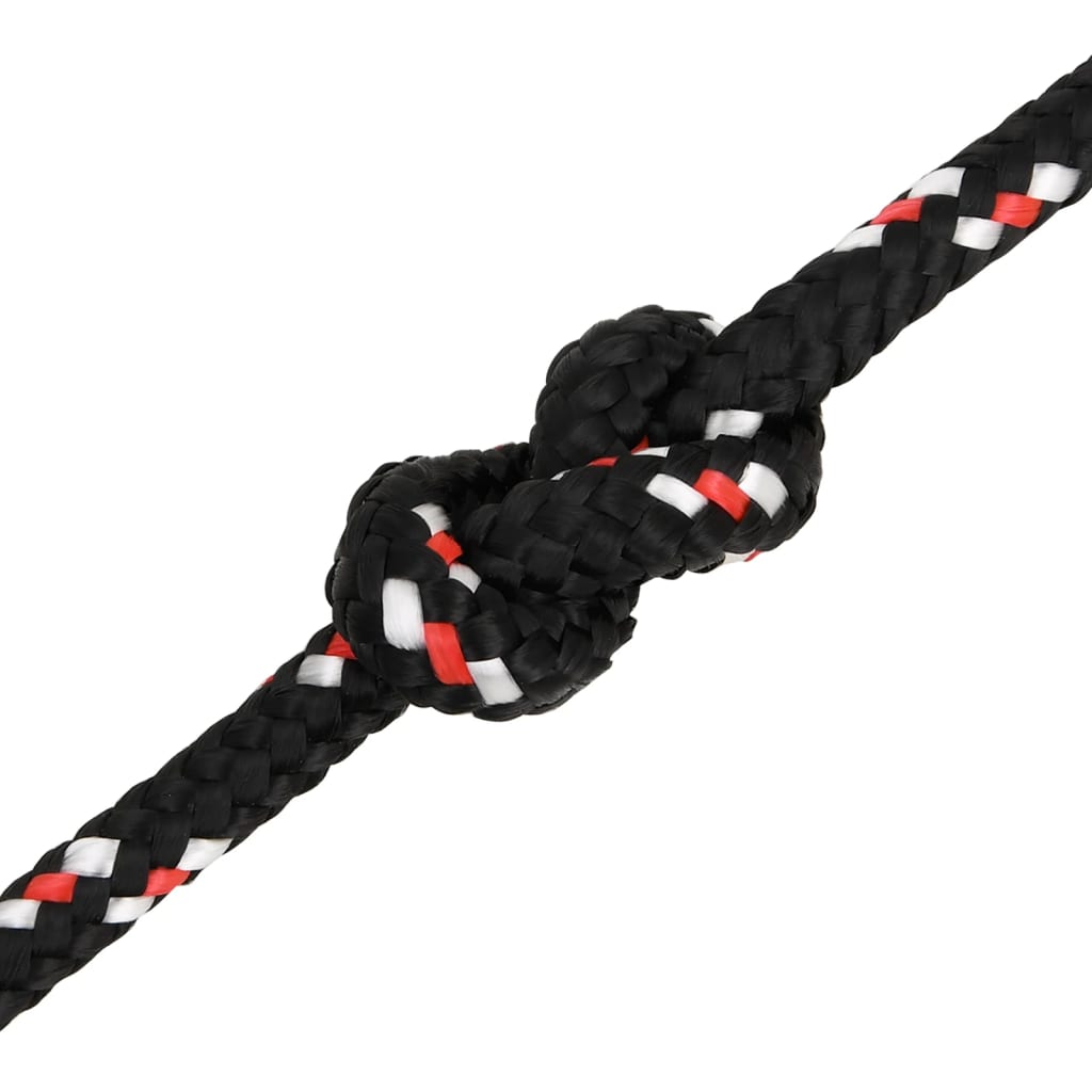 NNEVL Boat Rope 10mm Black - 100m Polypropylene - Nautica auto Marin heaven