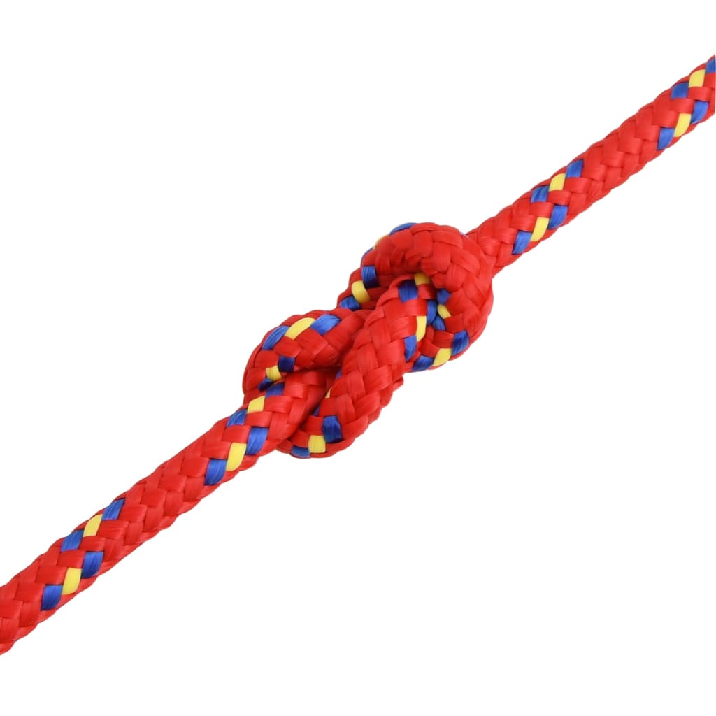 NNEVL Red Polypropylene Boat Rope 6 mm - 25 m Length - Nautica auto Marin heaven