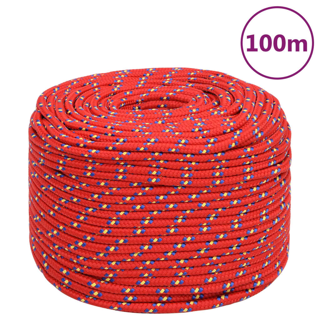 NNEVL Boat Rope Red 10 mm 100 m Polypropylene - Nautica auto Marin heaven