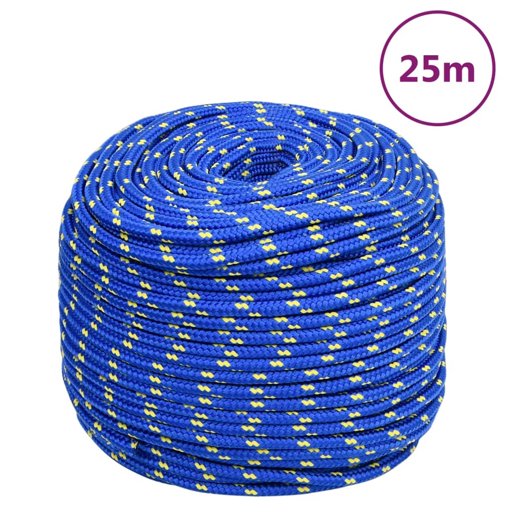 NNEVL Boat Rope Blue 8 mm 25 m Polypropylene - Nautica auto Marin heaven