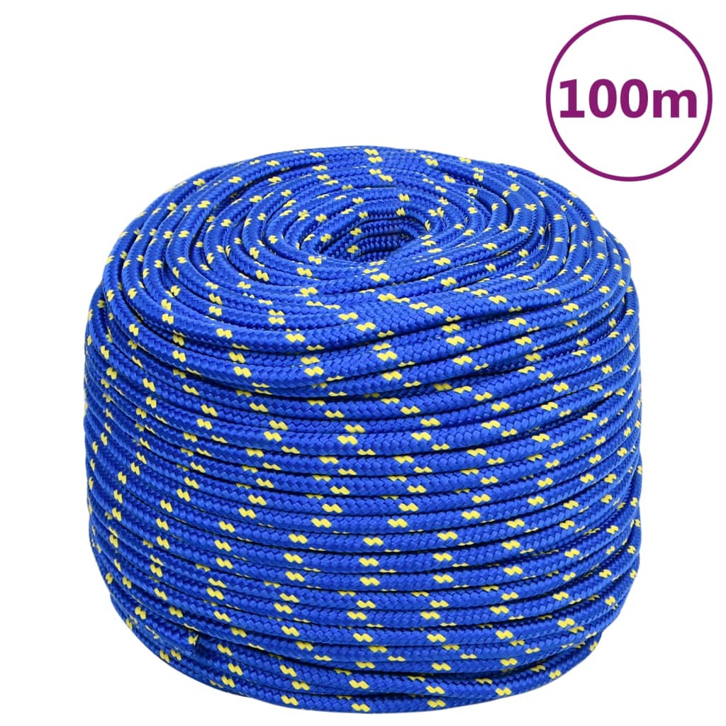 NNEVL Boat Rope Blue 10 mm 100 m Polypropylene - Nautica auto Marin heaven