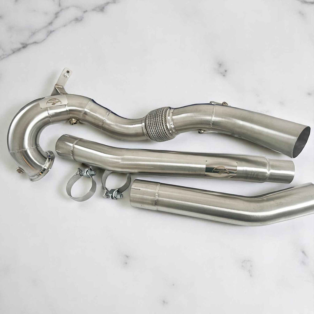 AWD Race Downpipe Audi S3 8Y & VW MK8 Golf R 2.0T - Palenon Performance