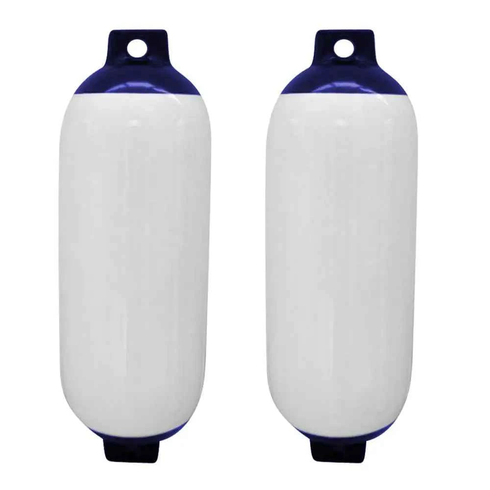 2pcs Boat Inflatable Fender - Marine Boat Bumper Buoy Mooring Cushion with UV Protection for Yacht Accessories 4.3x15.7'