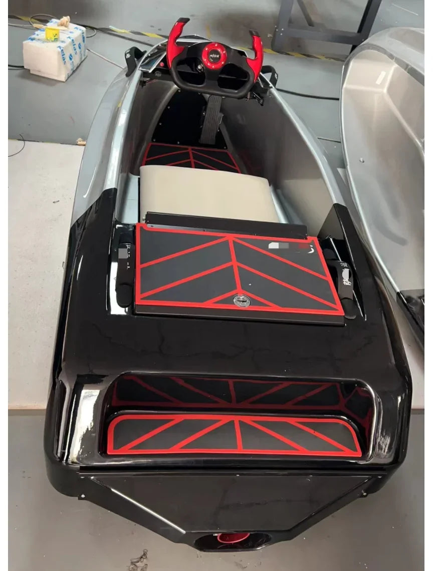 Jet Car Boat Kit 15Kw 72v Fast Speed Water Go Kart Racing Mini Jet Boat for Sale