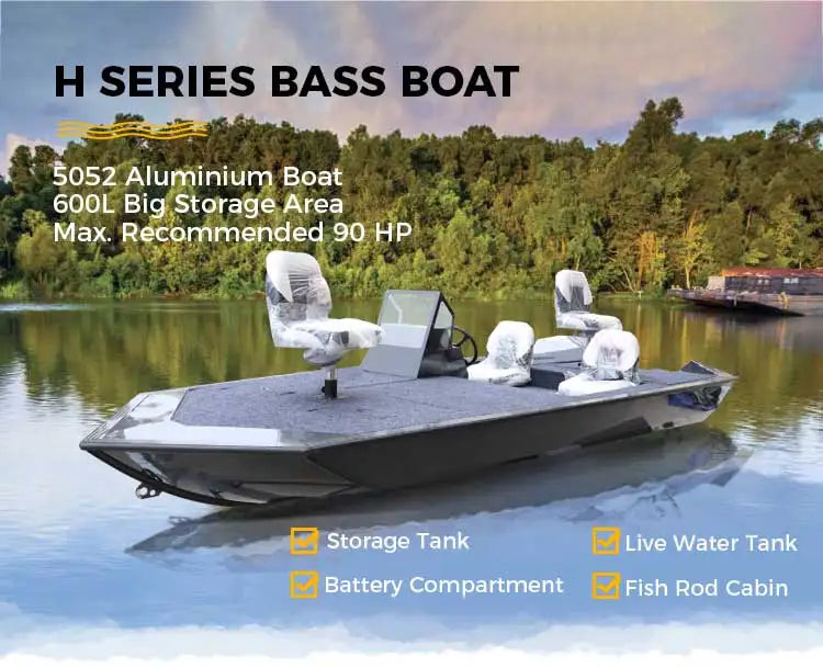 2025 New Welded Aluminum Jon Boat With Center Console Bass Boat 4 Passenger River Fishing Boats