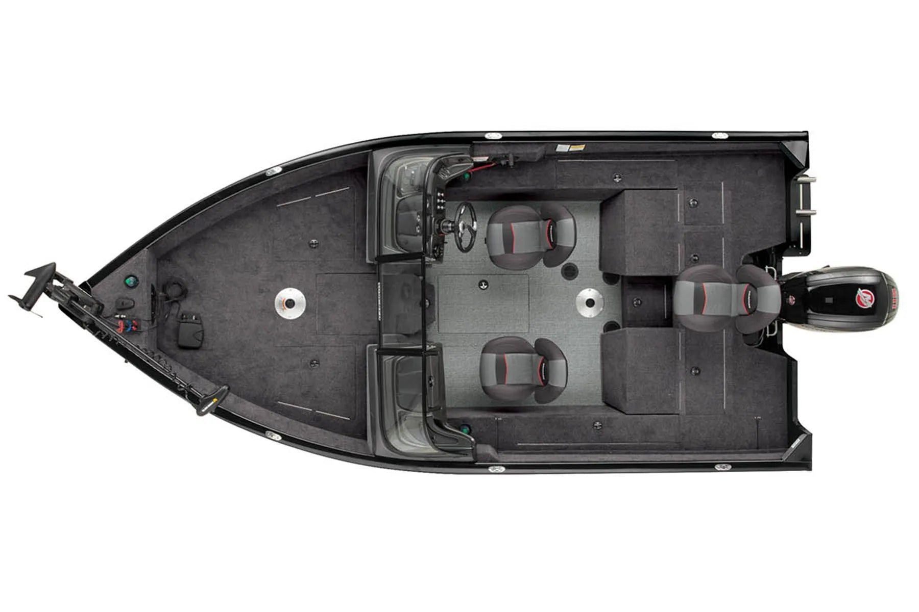 Fully welded aluminum bass speedboat processing center console, hot-selling, latest model