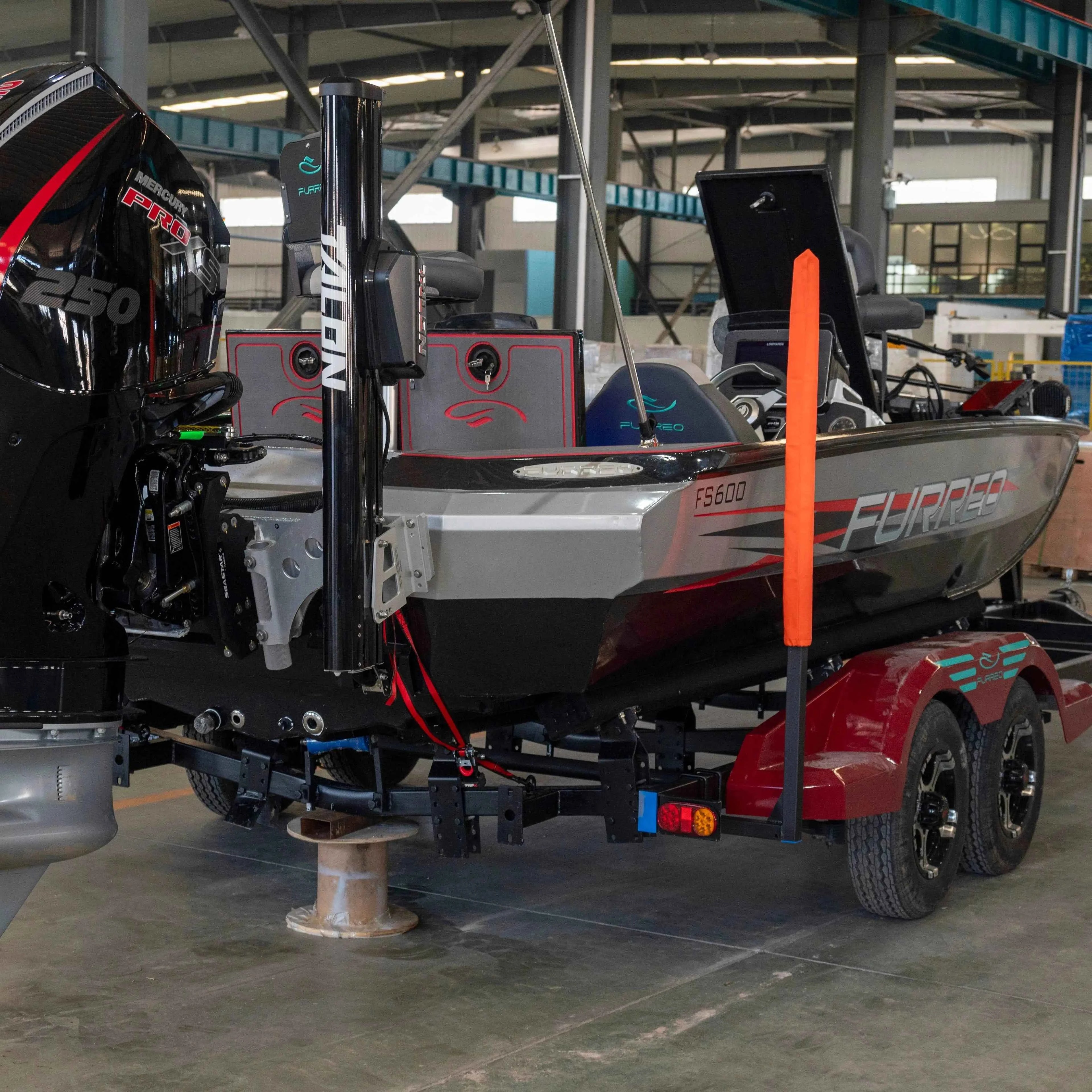 2025 Best Sale Aluminum Fishing Boat 12ft - 7 HP Bass Fishing Boat