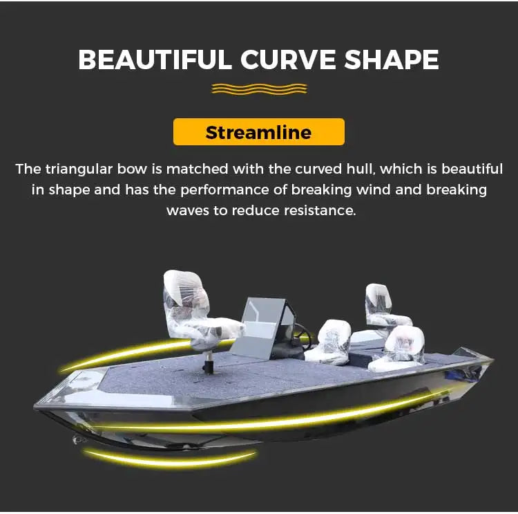 2025 New Welded Aluminum Jon Boat With Center Console Bass Boat 4 Passenger River Fishing Boats