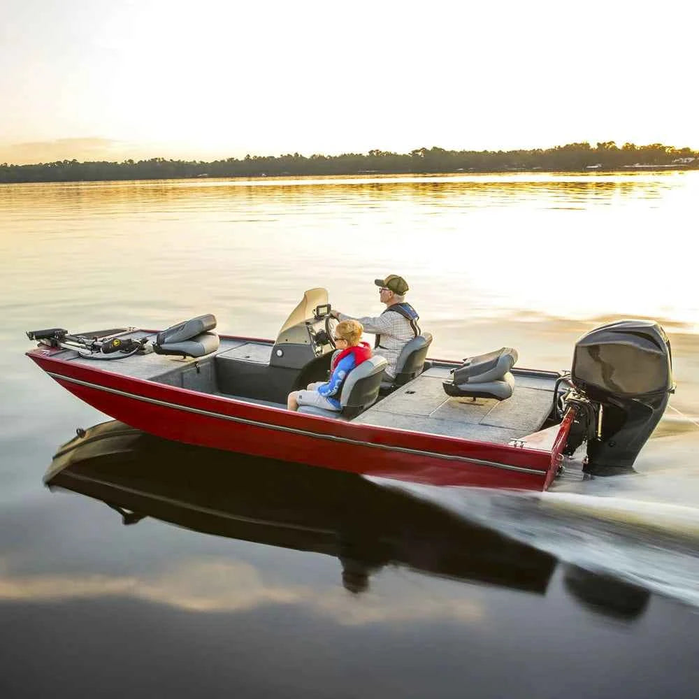 2025 New Welded Aluminum Jon Boat With Center Console Bass Boat 4 Passenger River Fishing Boats