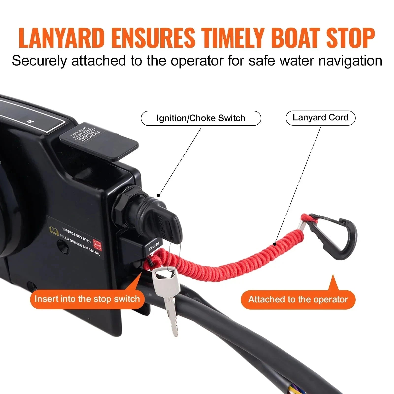 NNEOBA Outboard Remote Throttle Control Side Mounted Boat Throttle Control for Effortless Marine Performance - Nautica auto Marin heaven