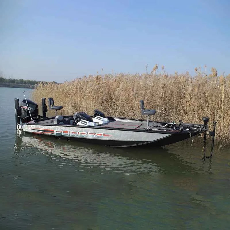 New Furreo CE D Certified Aluminum Bass Boat Fishing Boat with 150HP Engine