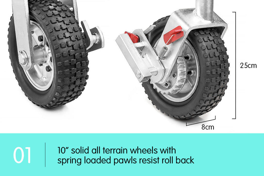 NNEDPE Alko 10 Inch Trailer Boat Jockey Wheel for Easy Maneuvering - Nautica auto Marin heaven