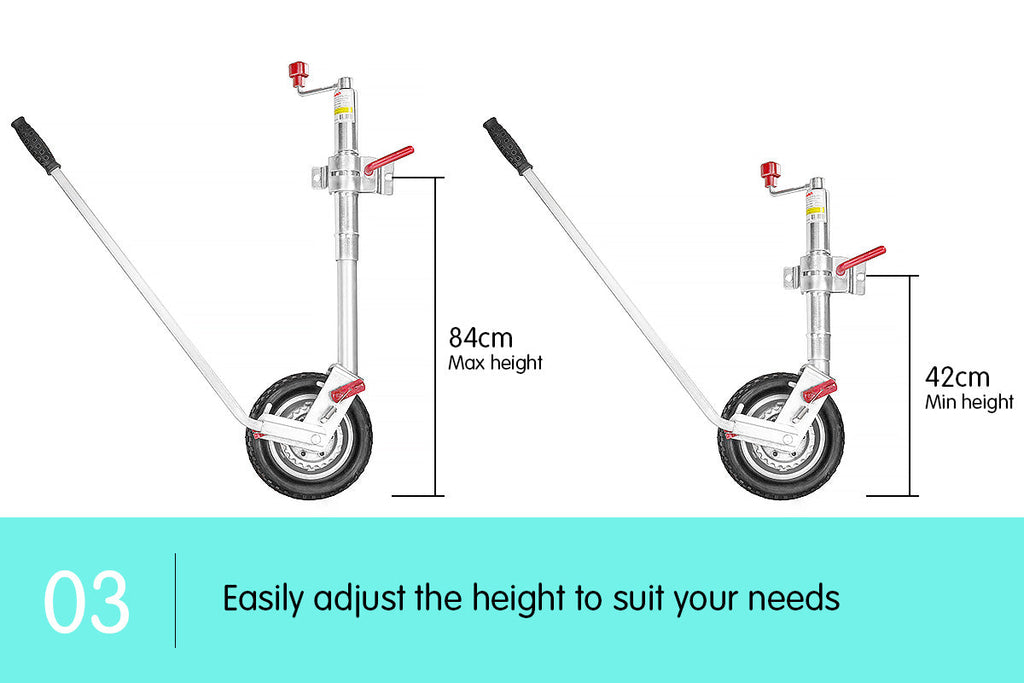 NNEDPE Alko 10 Inch Trailer Boat Jockey Wheel for Easy Maneuvering - Nautica auto Marin heaven
