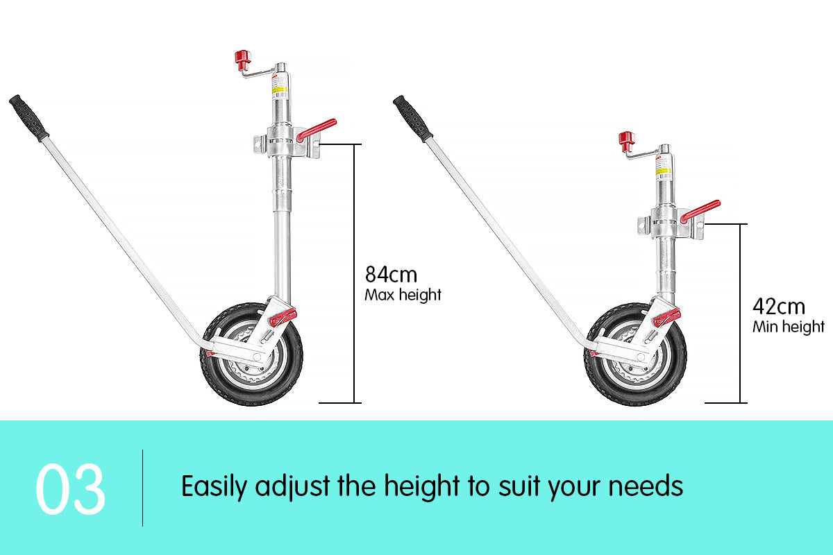 NNEDPE Alko 10 Inch Trailer Boat Jockey Wheel for Easy Maneuvering - Nautica auto Marin heaven