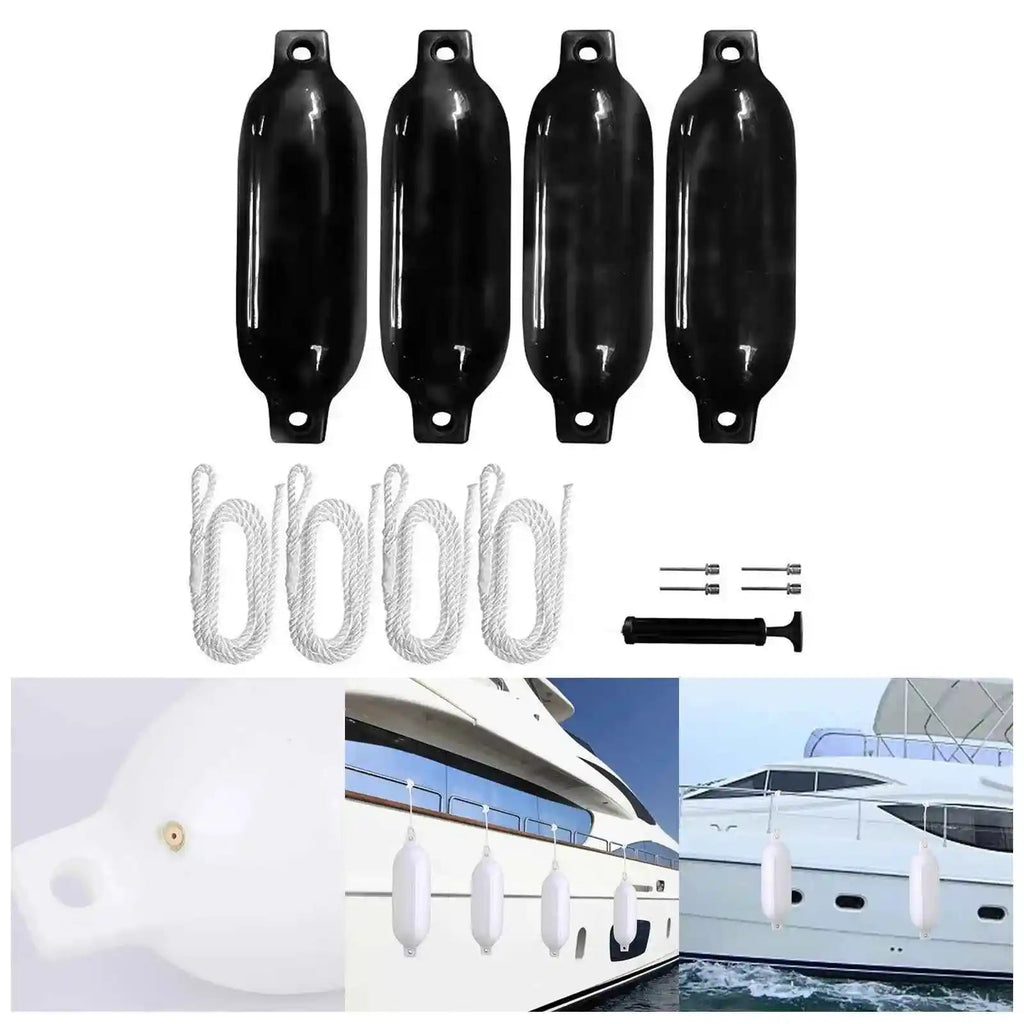 PVC Pontoon Boat Fenders 4 Pack - Nautica auto Marin heaven